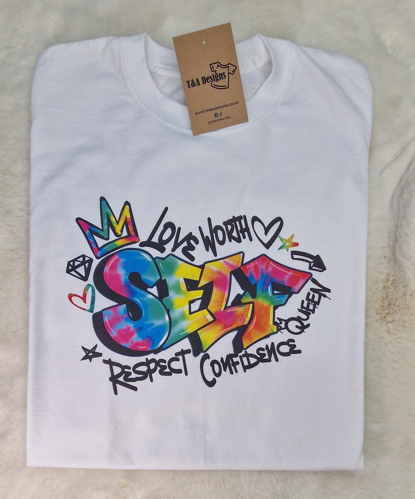 Self love Graffiti style t-shirt