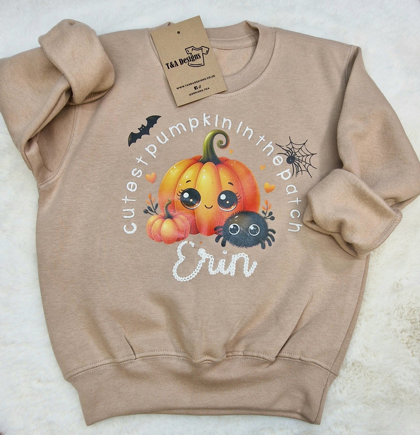 Cutest pumpkin in the patch personalised sweater