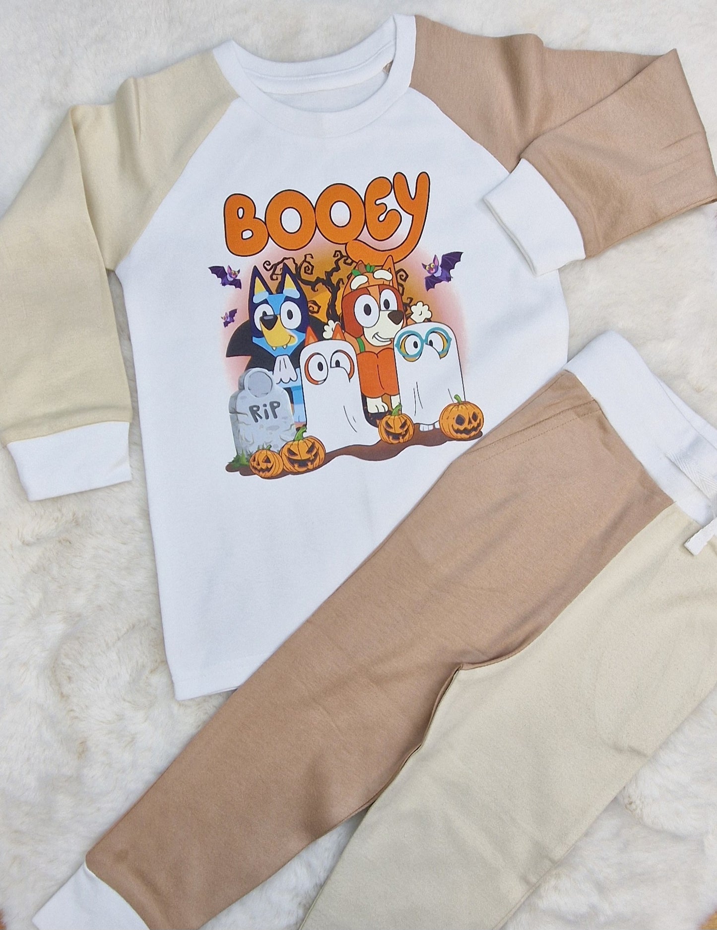 Booey halloween lightweight Cotton loungewear set