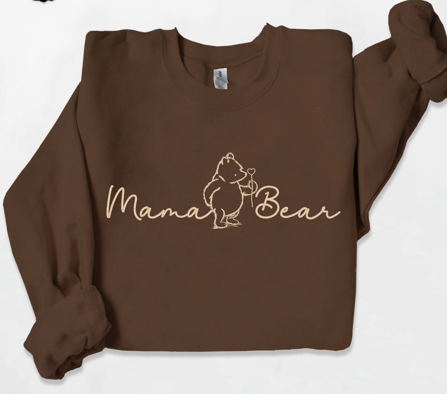 Mama Bear Embroidered Sweater