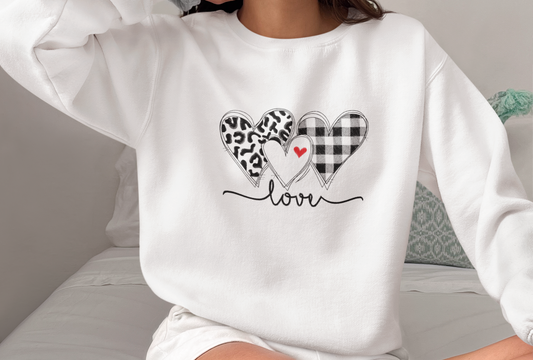 Love Embroidered Sweatshirt