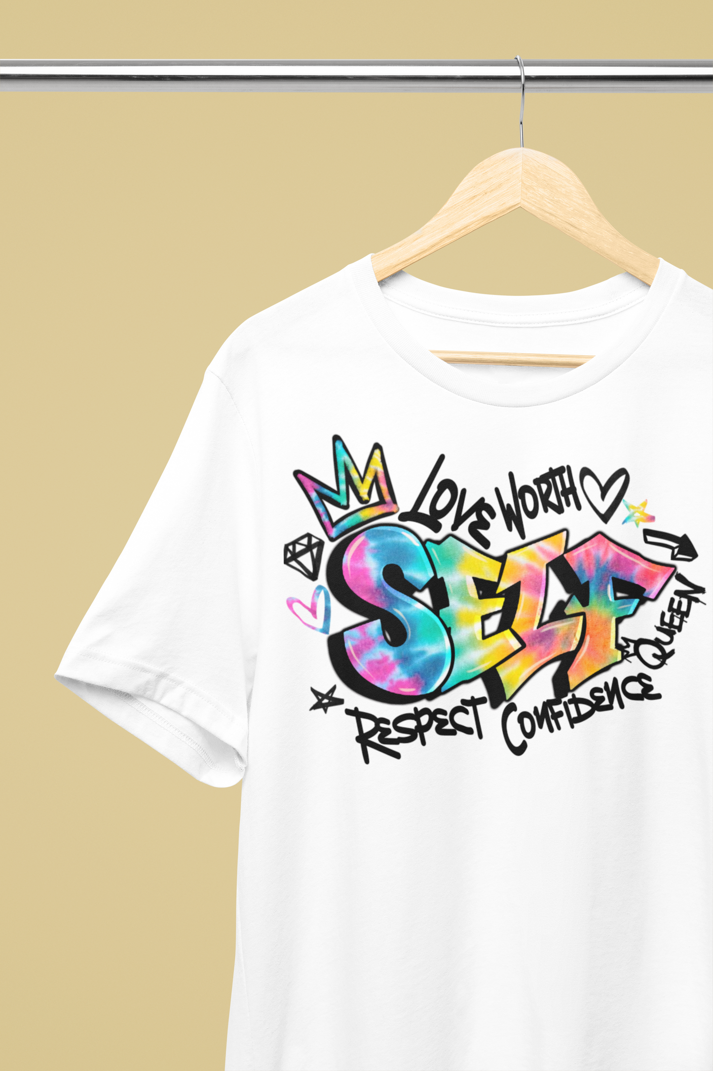 Self love Graffiti style t-shirt