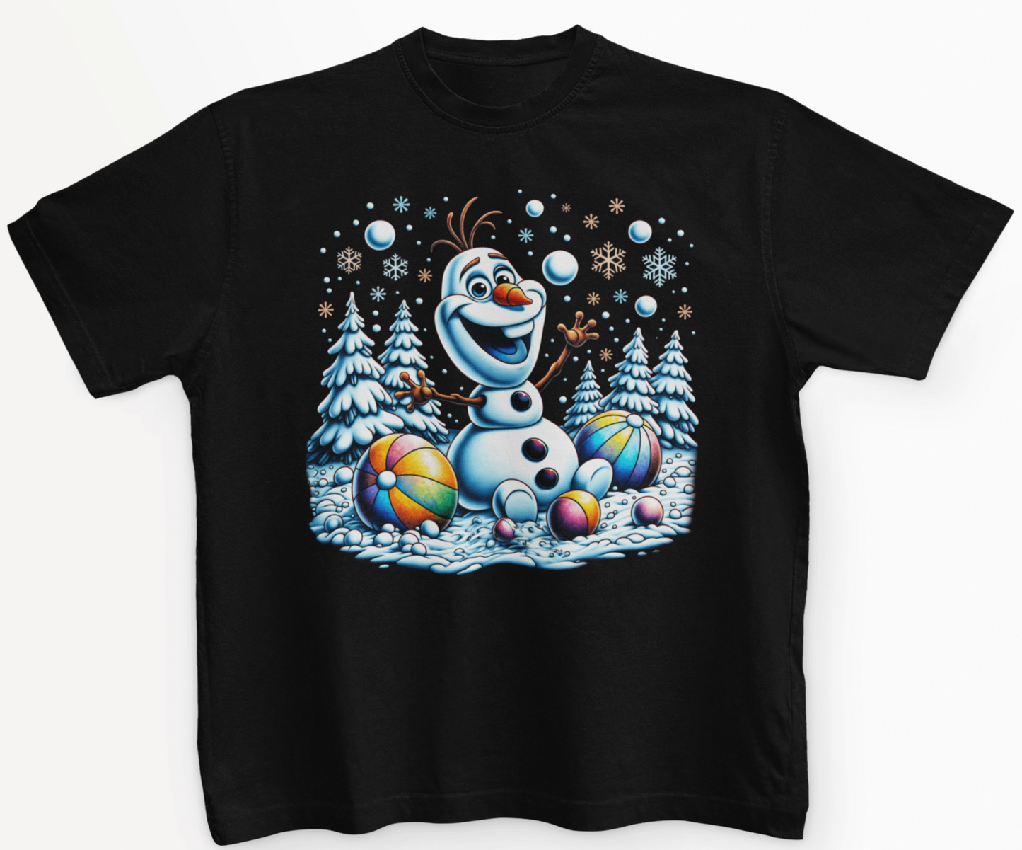 Children's Funny Snowman Xmas T-shirt