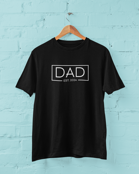 Personalised Dad Est. 2024 T-shirt