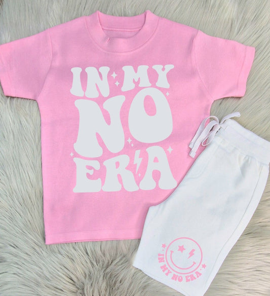 In my No era shorts & T-shirt set Pink