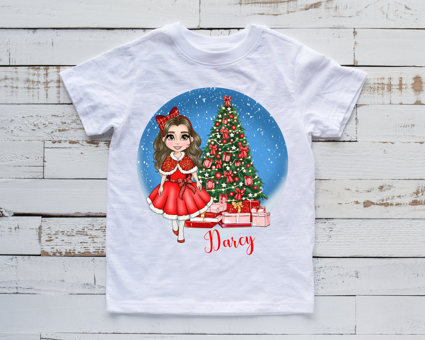 Personalised Christmas Doll Top