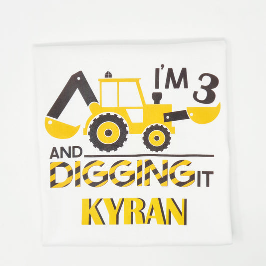 Digger truck T-shirt
